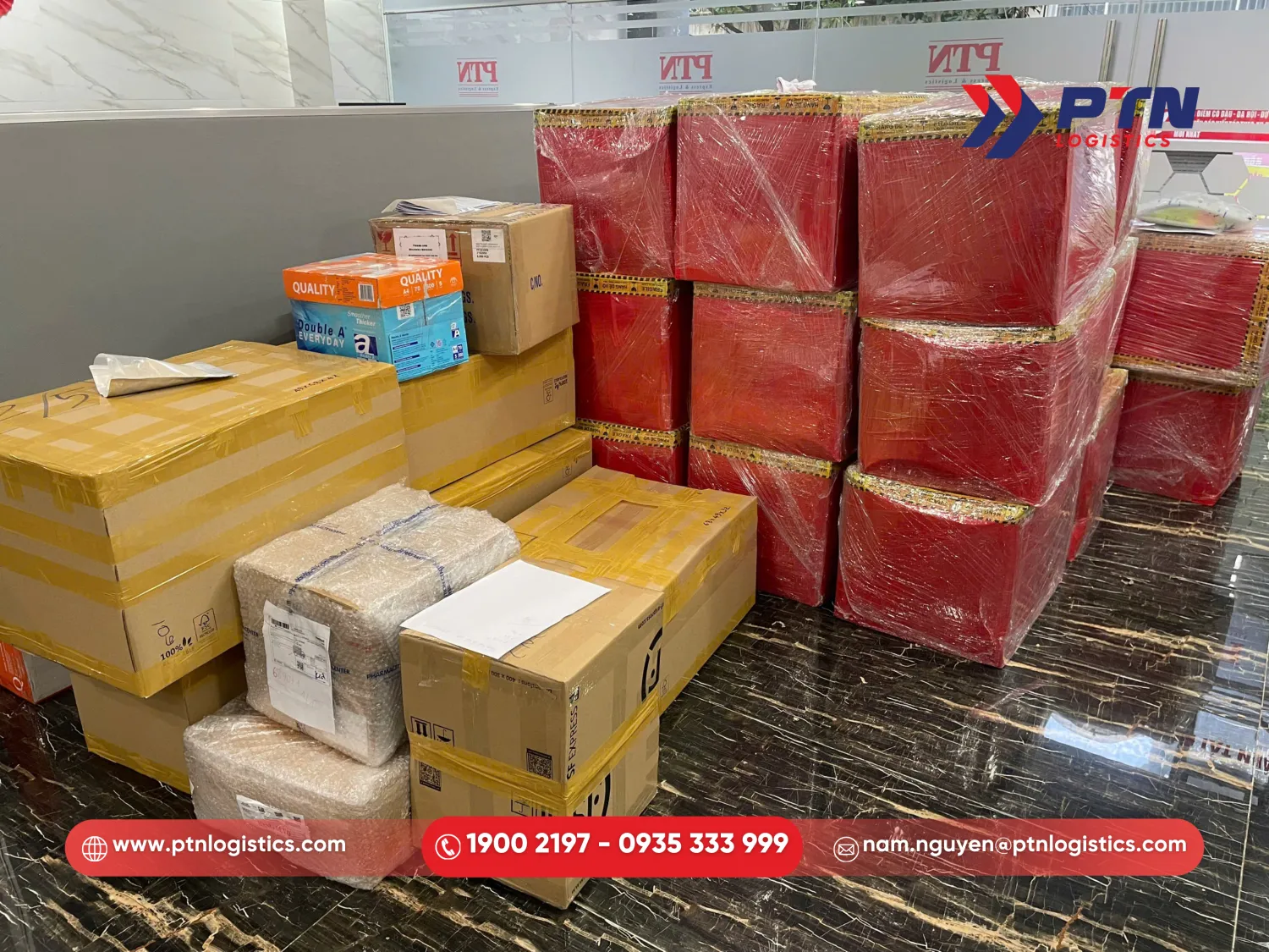 PTN hỗ trợ miễn phí đóng gói
