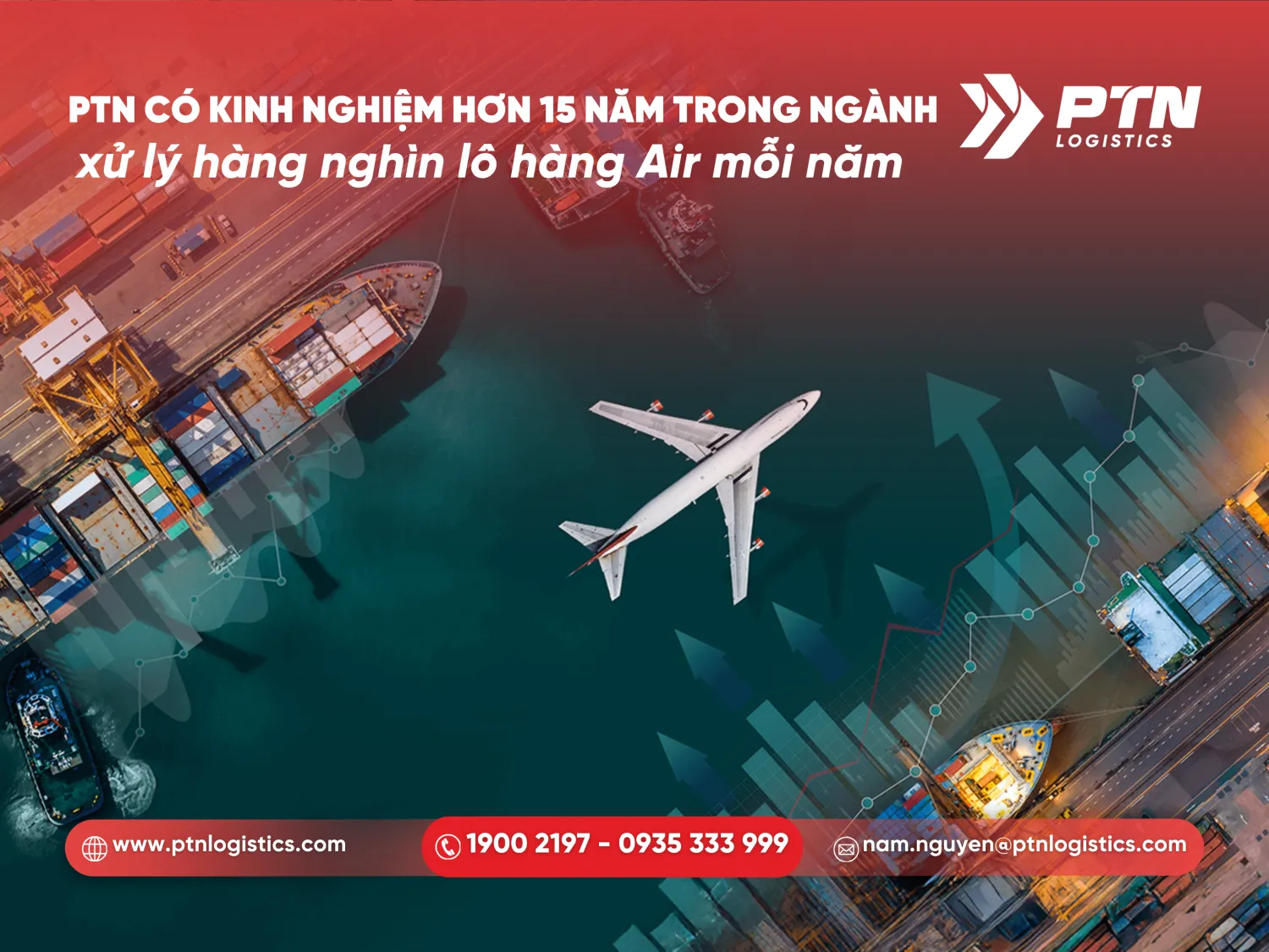 PTN logistics có kinh nghiệm hơn 15 năm trong ngành logistics