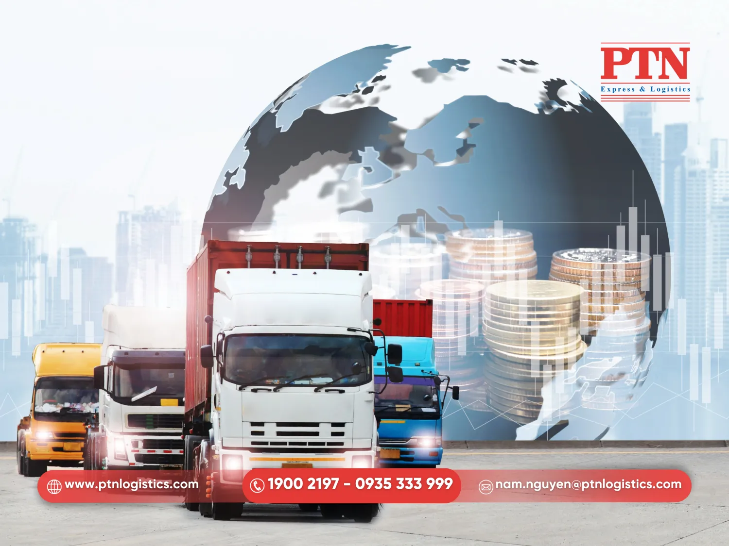 PTN Logistics có thế mạnh về vận chuyển đường bộ và liên vận quốc tế