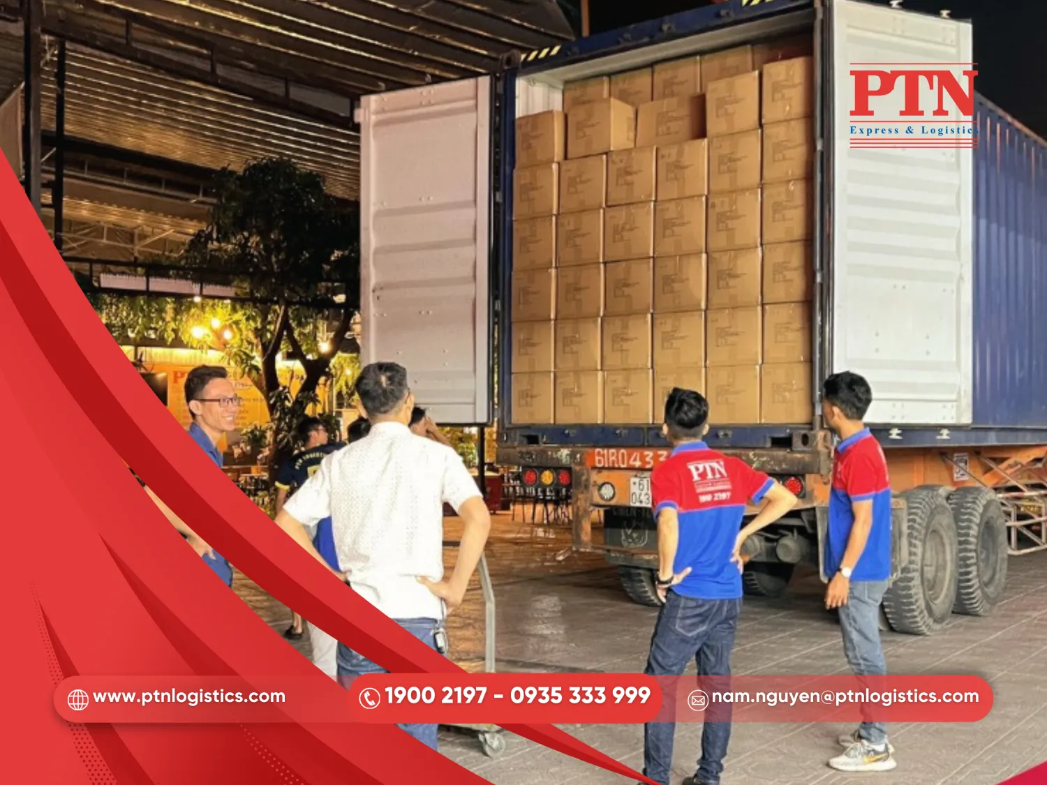 PTN Logistics cung cấp dịch vụ chuyên nghiệp
