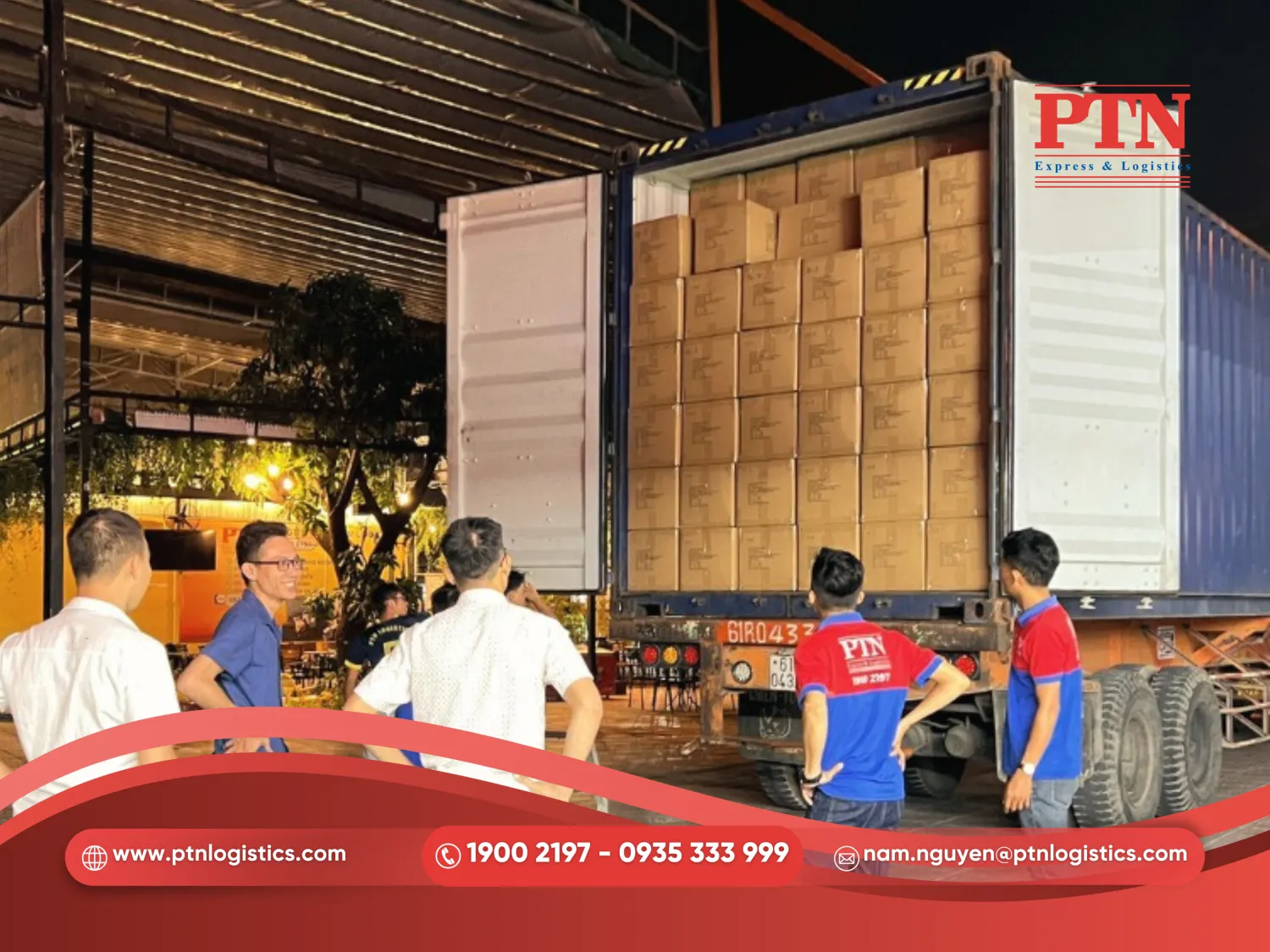 PTN Logistics là đối tác vận chuyển chuyên nghiệp
