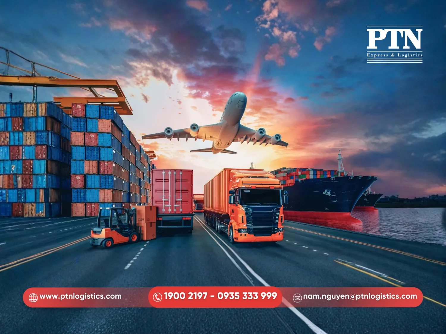 PTN Logistics - Năng lực vận tải đa phương thức