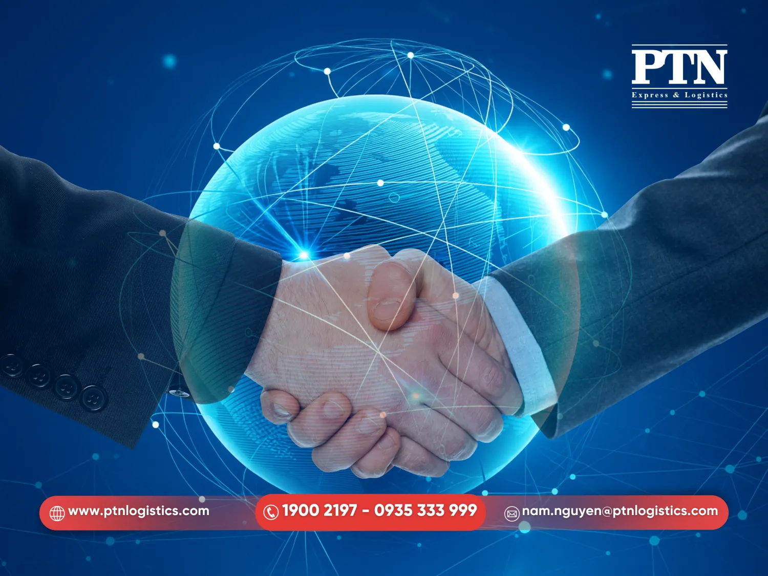 PTN Logistics sở hữu mạng lưới đối tác trải dài trên toàn cầu
