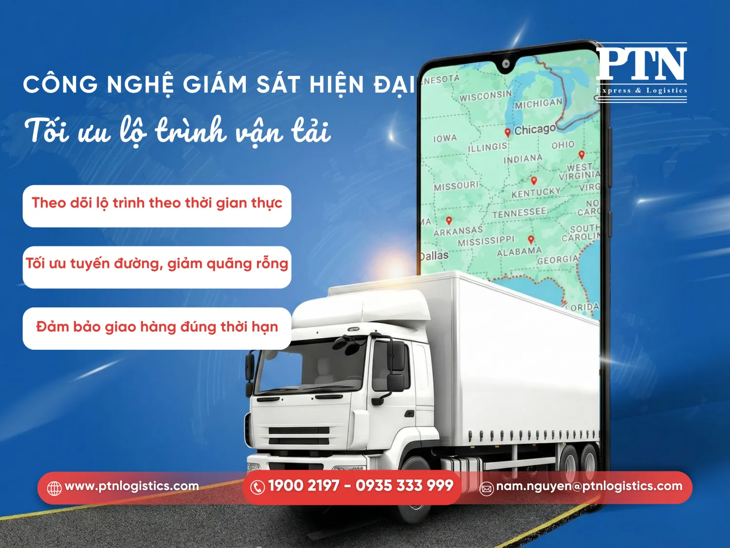 quản lý lộ trình tuyến đường