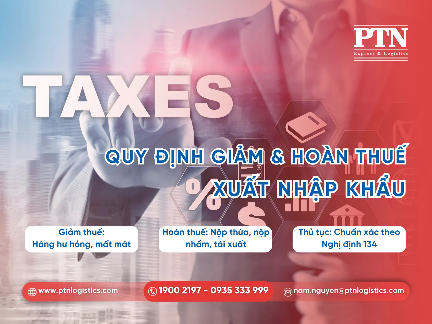 Quy định về giảm thuế hoàn thuế