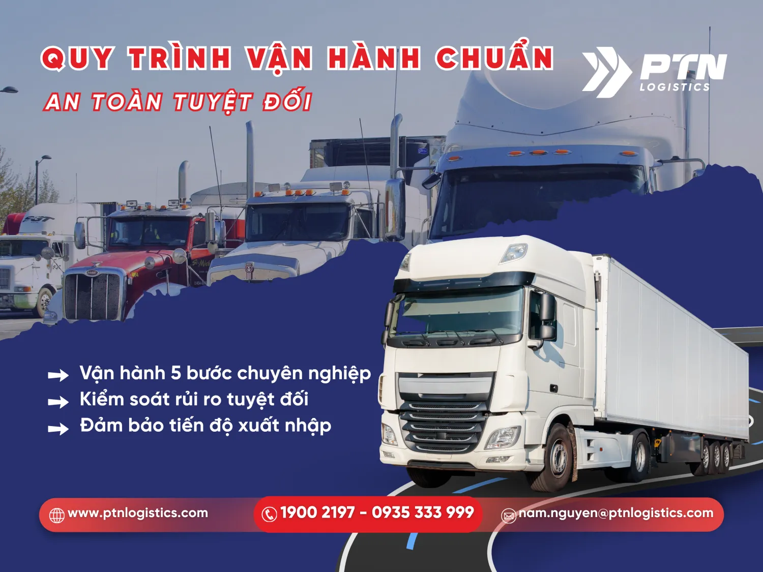 Quy trình các bước kéo container Bình Dương