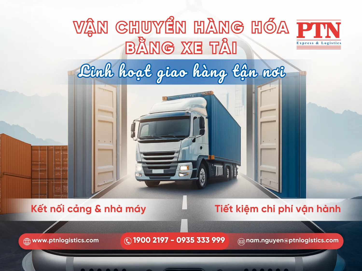 Quy trình vận chuyển hàng hóa bằng xe tải