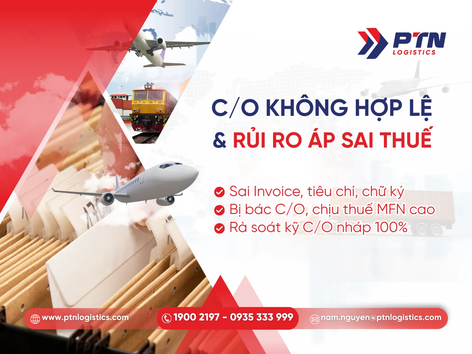 Rủi ro khi C/O không hợp lệ