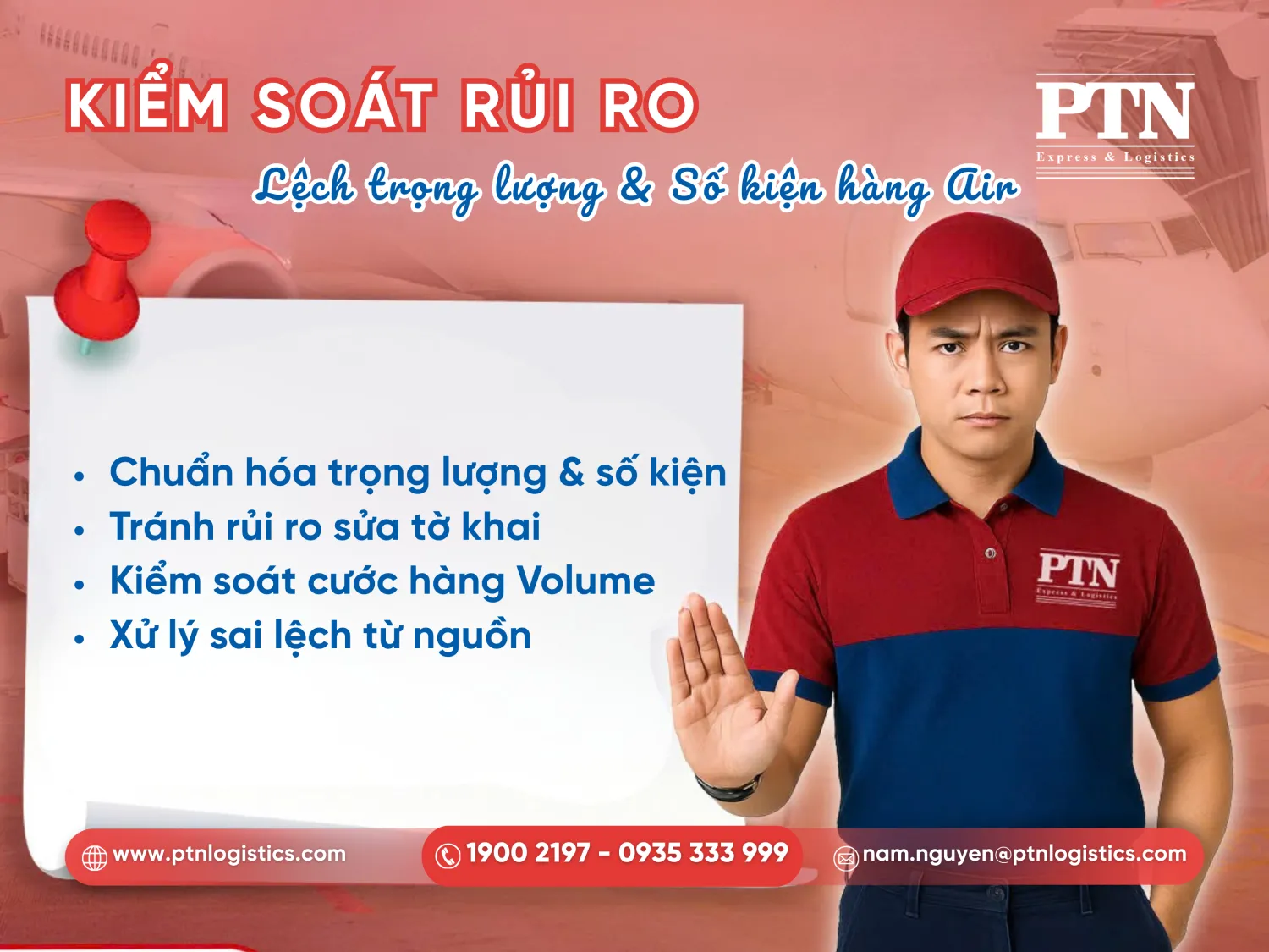 Rủi ro khi lệch số kiện và trọng lượng