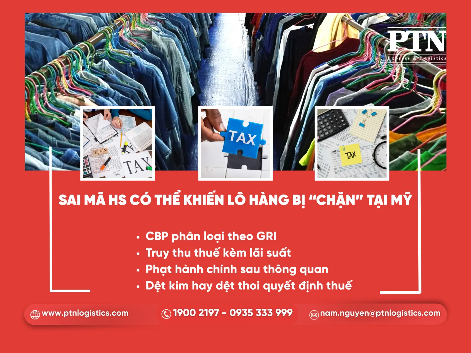 Sai mã HS có thể khiến lô hàng bị chặn tại Mỹ