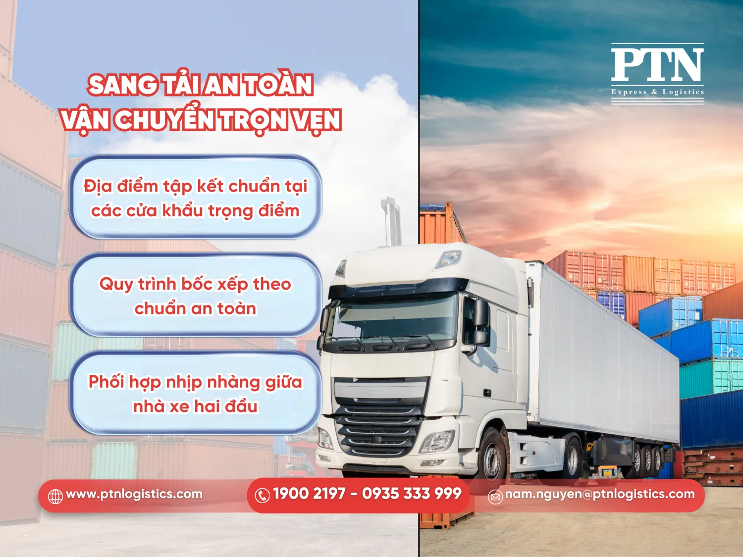 Sang tải an toàn, vận chuyển trọn vẹn