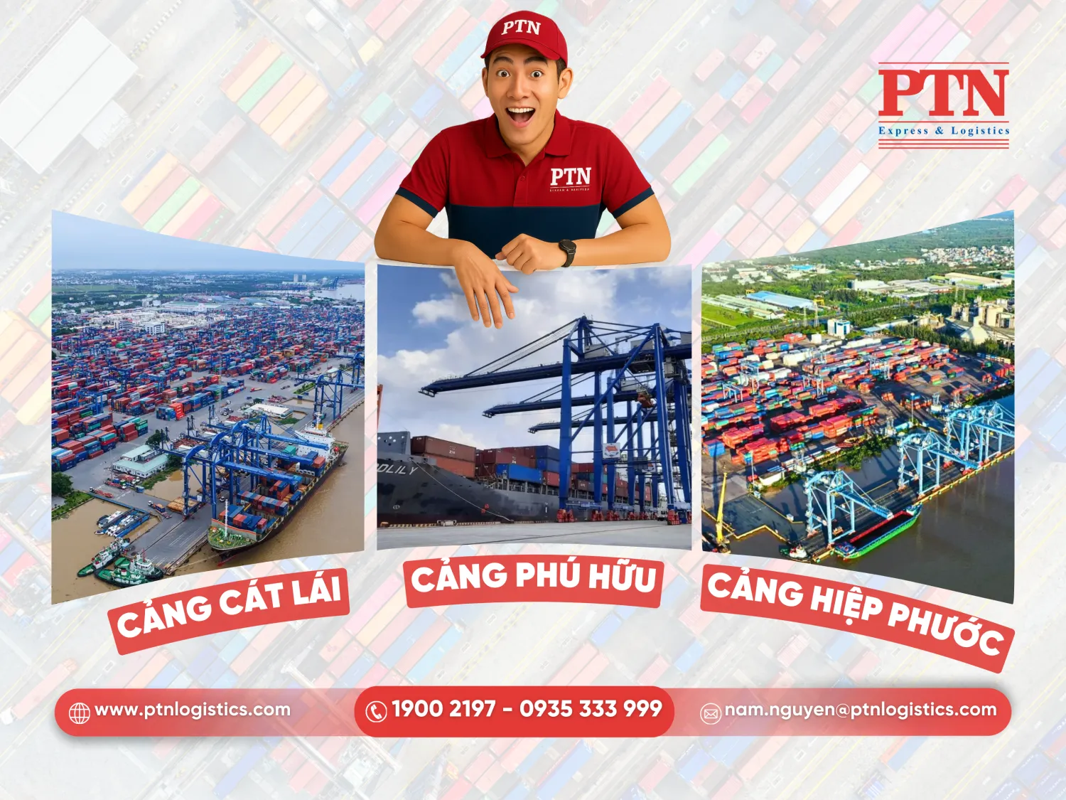 So sánh cảng Phú Hữu với một số cảng khác