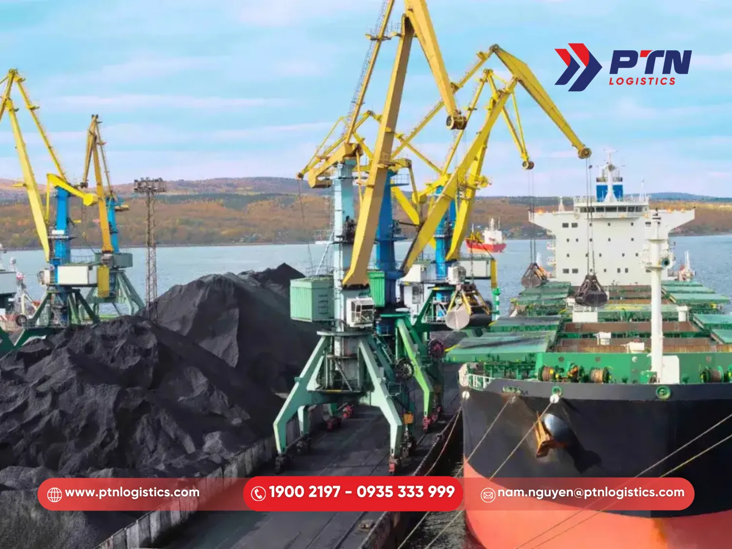 Than không vận chuyển bằng container