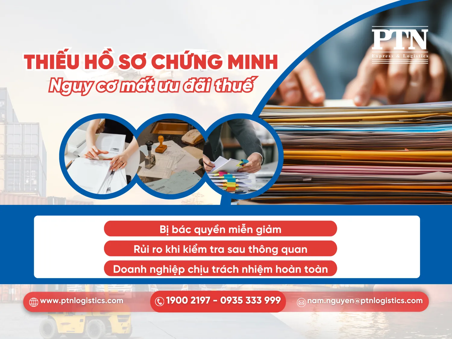Thiếu hồ sơ chứng minh - Nguồn cơ mất ưu đãi thuế