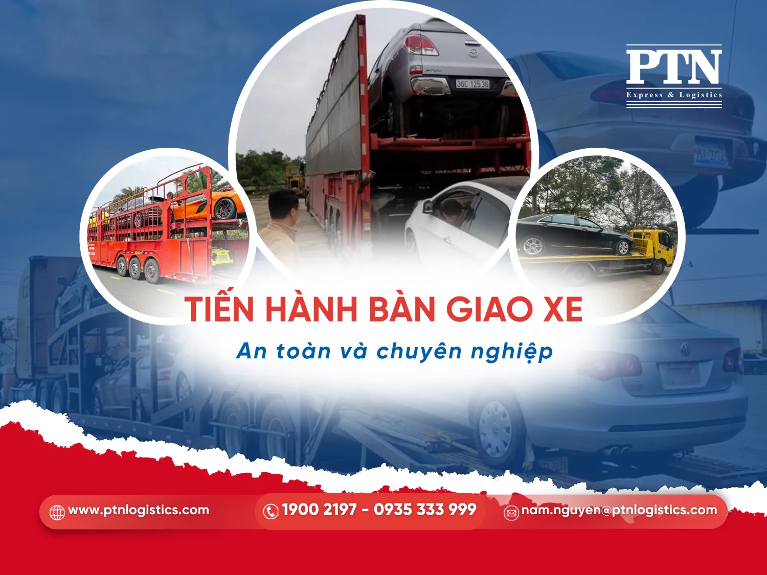 Tiến hành bàn giao xe