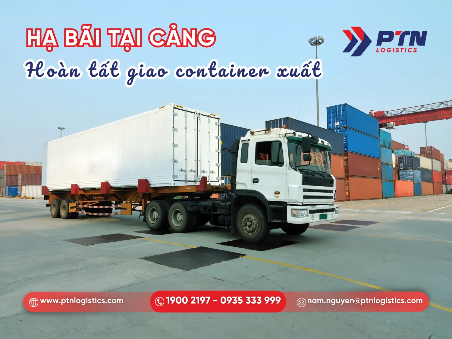 Tiến hành hạ bãi tại cảng
