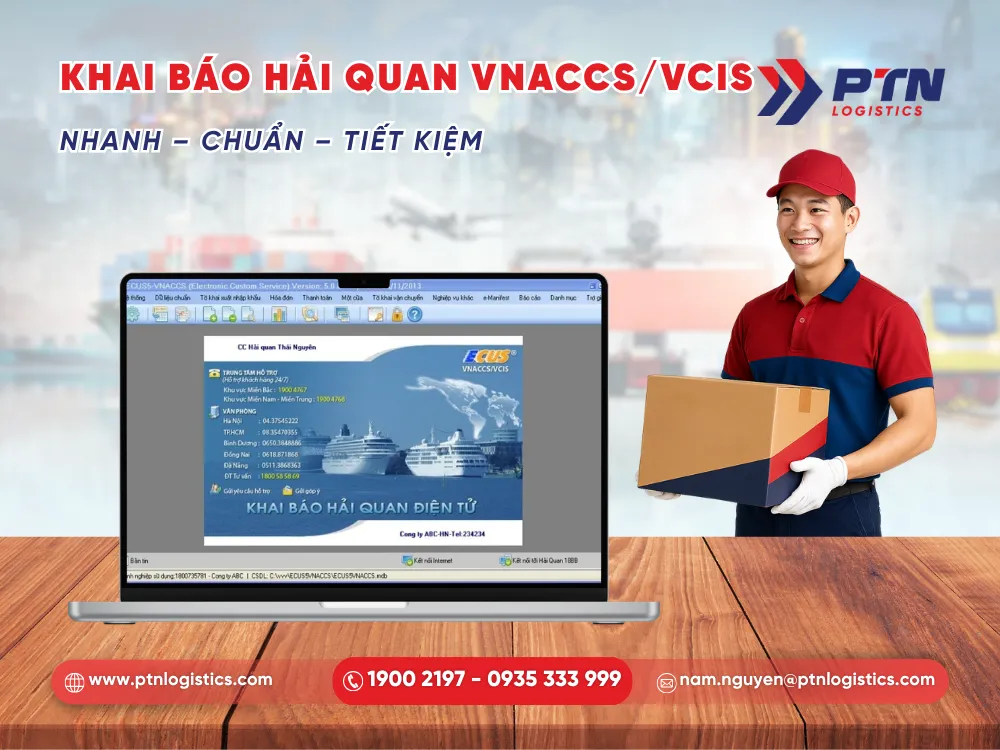 Tiến hành khai báo hải quan điện tử
