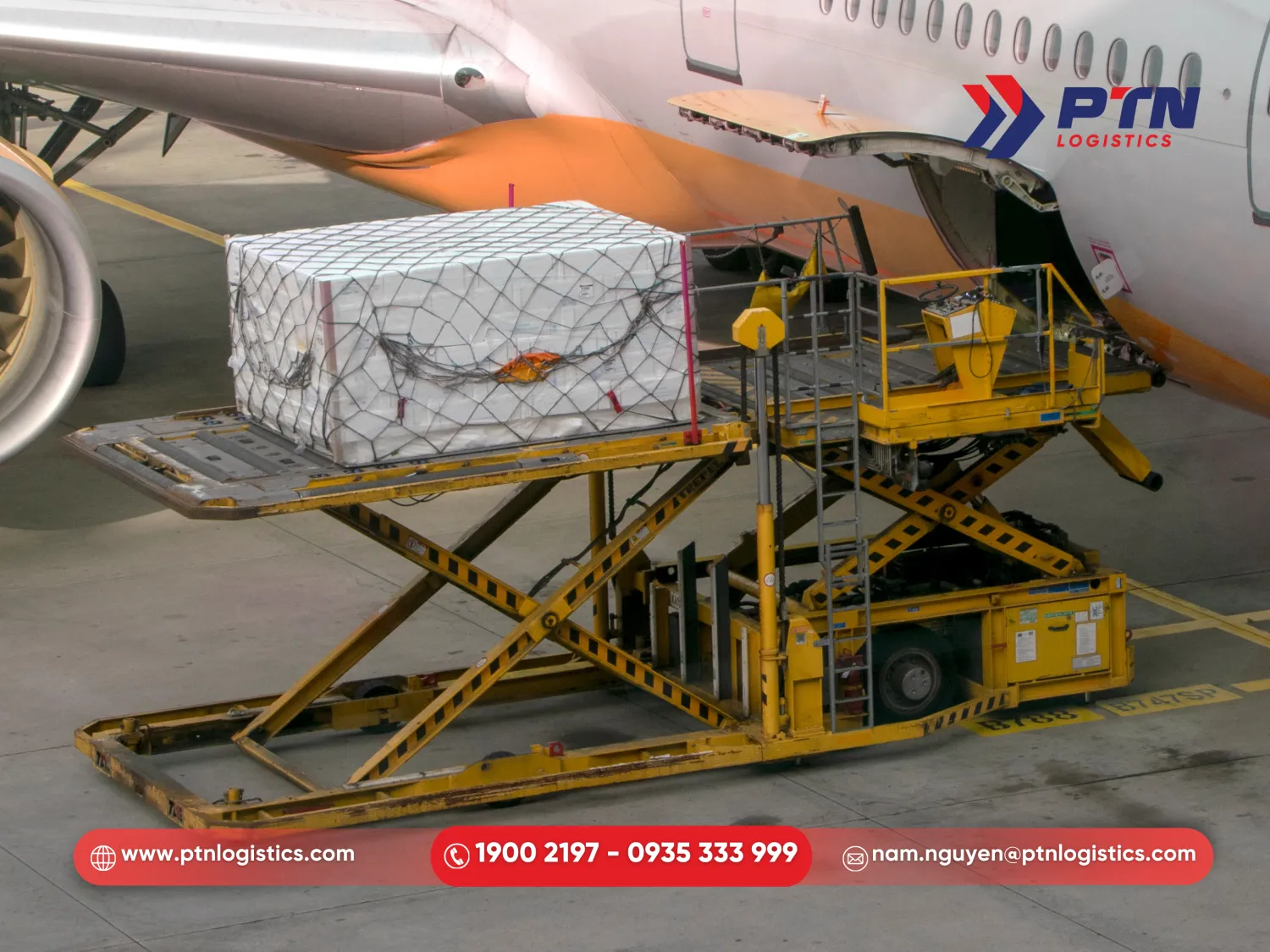 Tiến hành vận chuyển quốc tế bằng đường hàng không