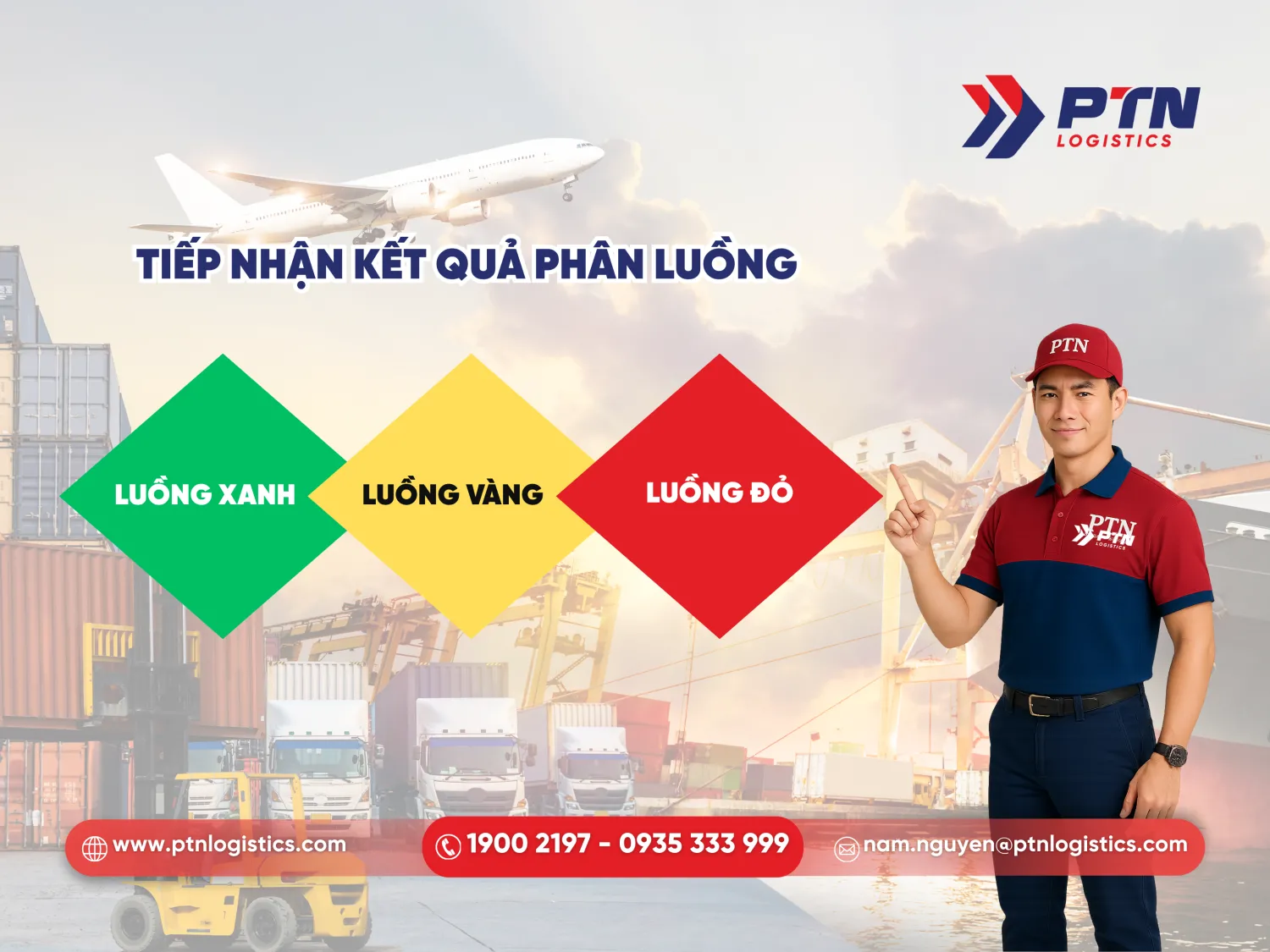 Tiếp nhận kết quả phân luồng tờ khai hải quan