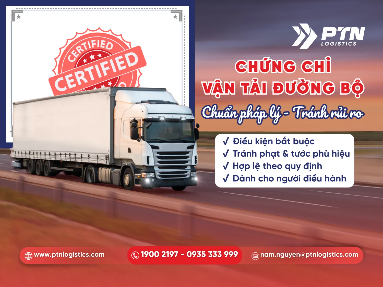 Tìm hiểu chứng chỉ vận tải đường bộ