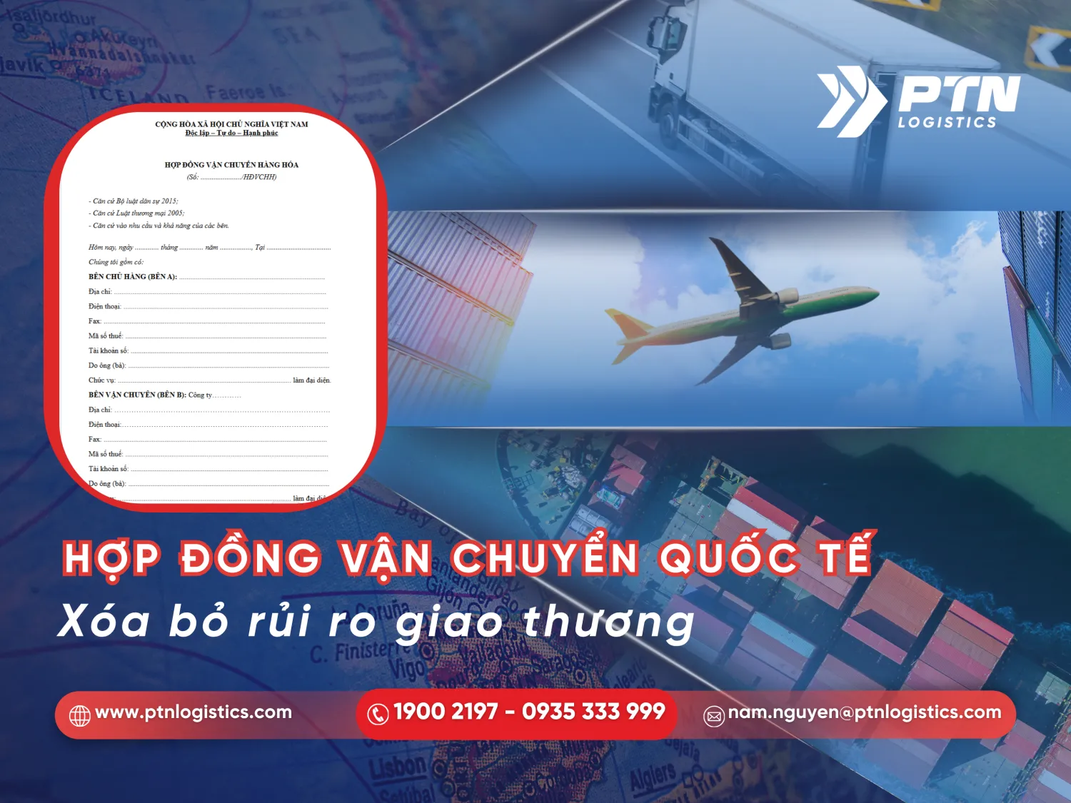 Tìm hiểu hợp đồng vận chuyển hàng hóa quốc tế