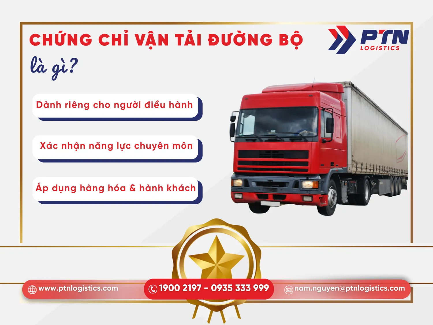Tìm hiểu khái niệm chứng chỉ vận tải đường bộ