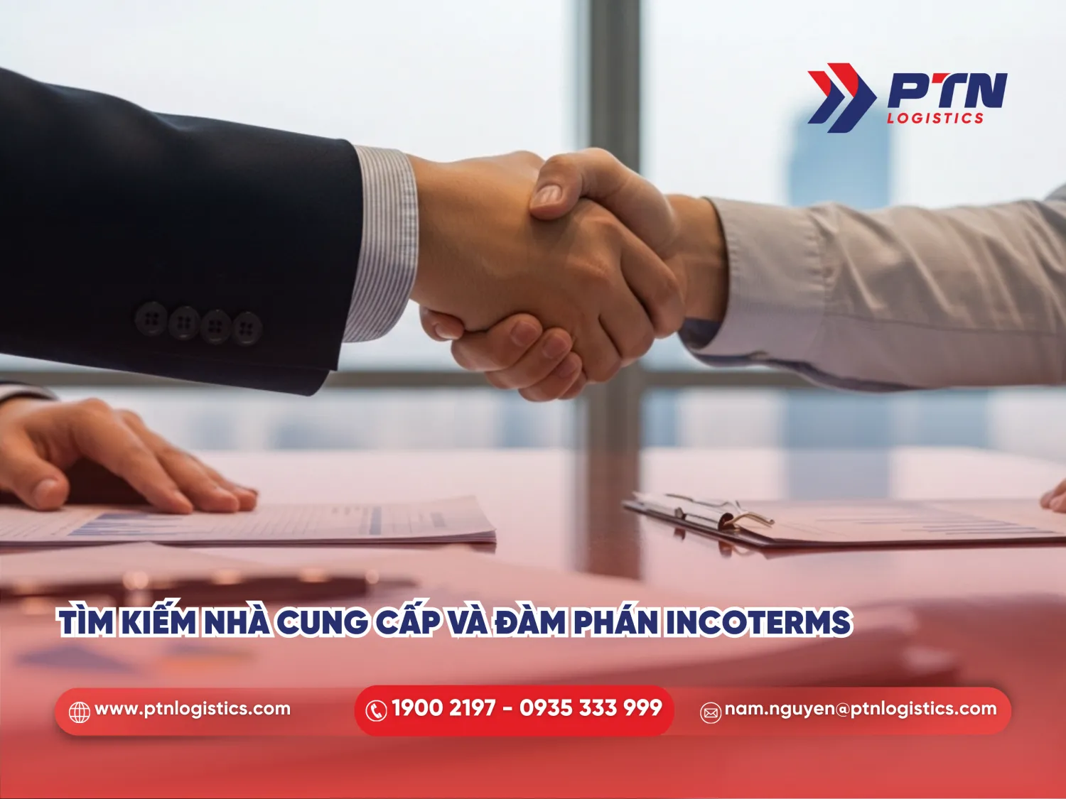 Tìm kiếm nhà cung cấp và đàm phán điều khoản incoterms