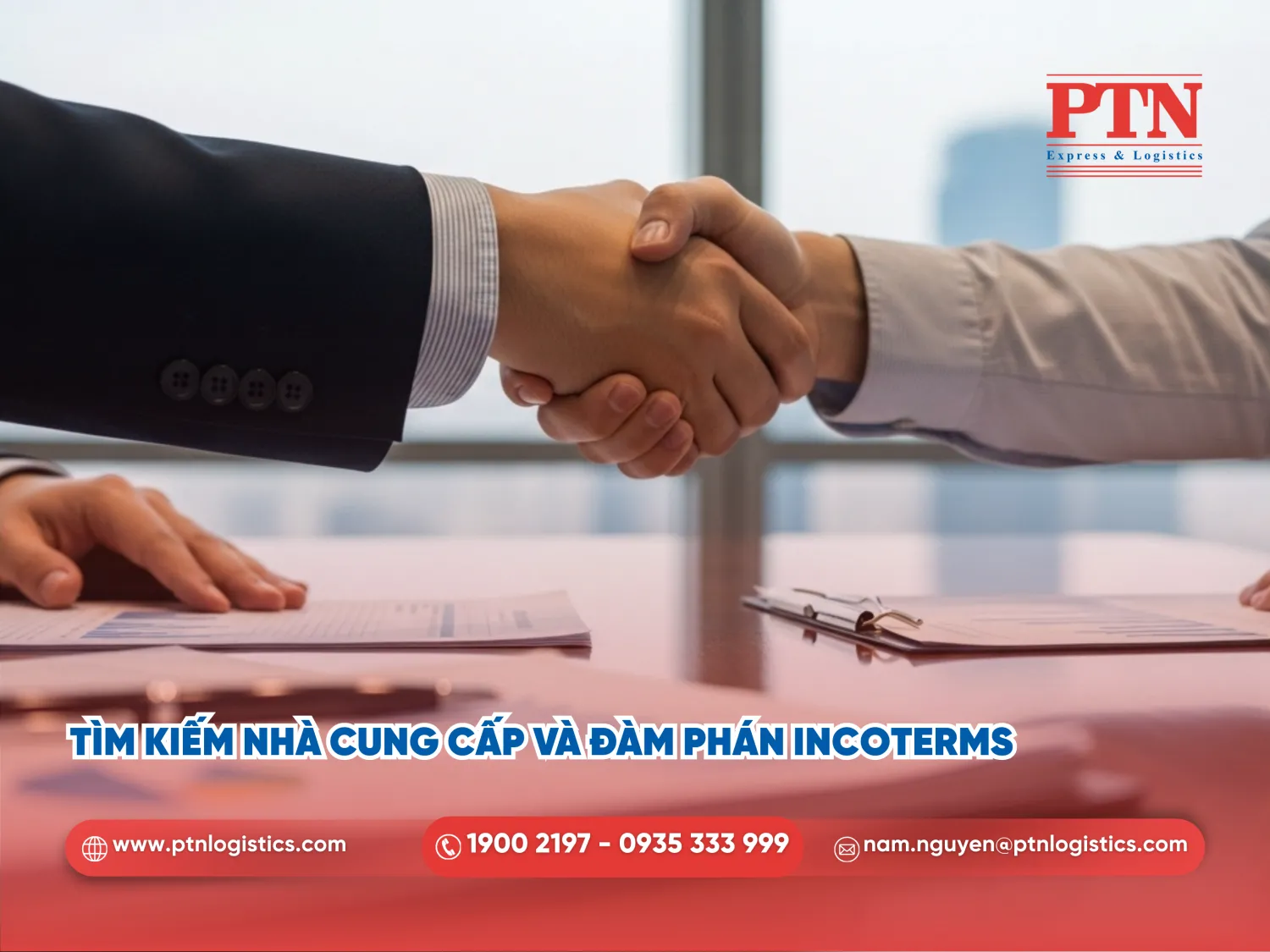 Tìm kiếm nhà cung cấp và đàm phán incoterms