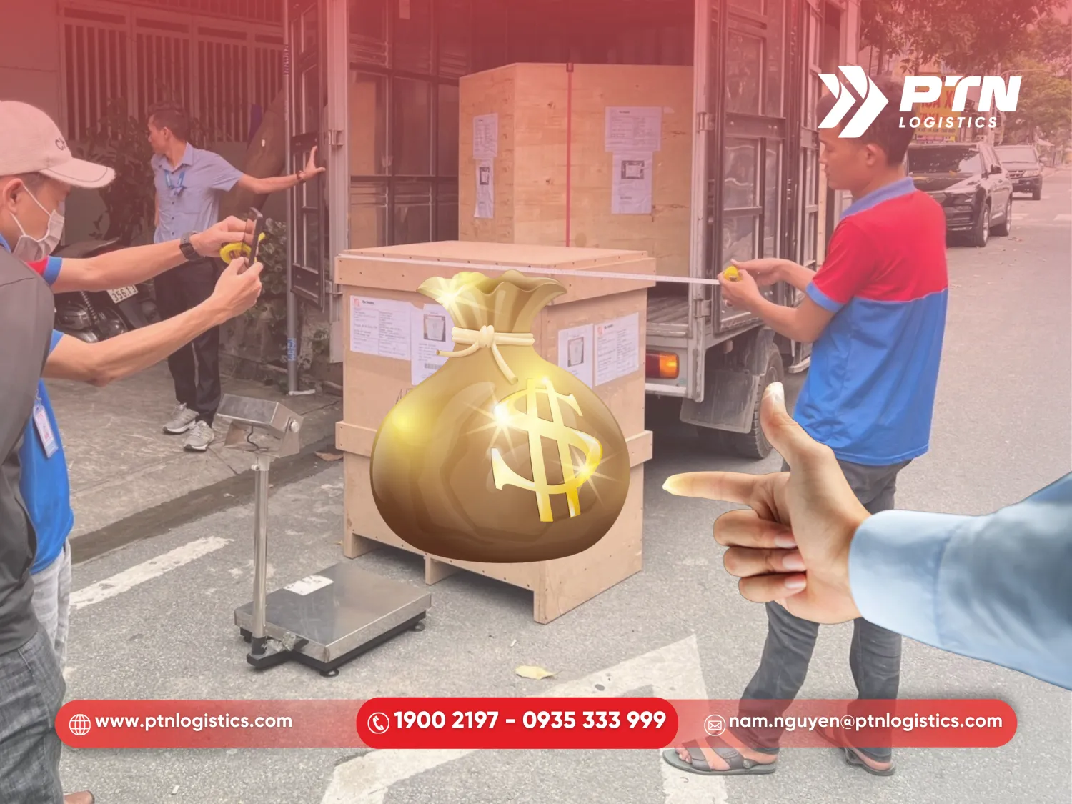 Trọng lượng và thể tích làm ảnh hưởng đến chi phí