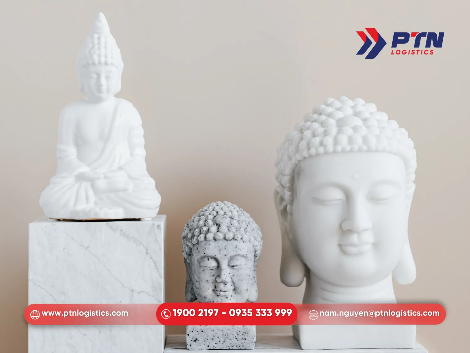 Tượng phật bằng chất liệu gốm sứ