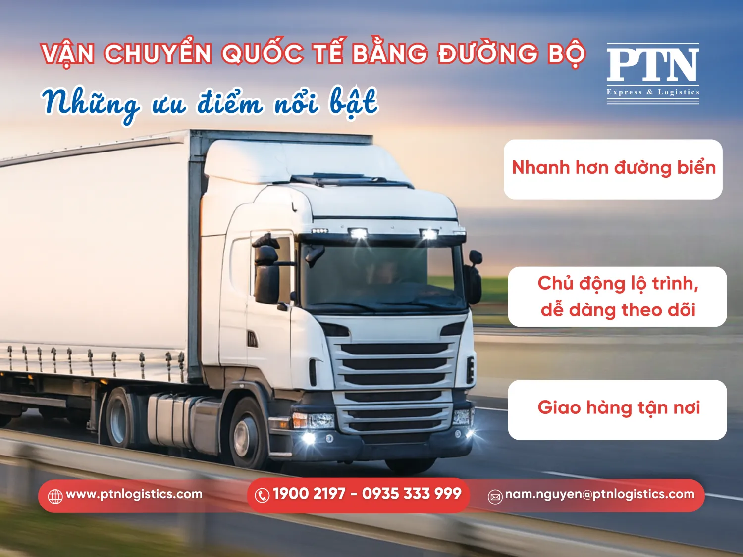 Ưu điểm của vận chuyển xe ô to bằng đường bộ