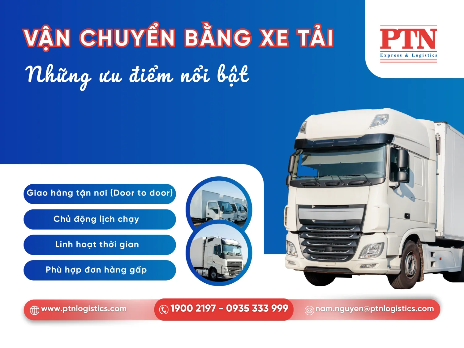 ưu và nhược điểm của vận chuyển bằng xe tải
