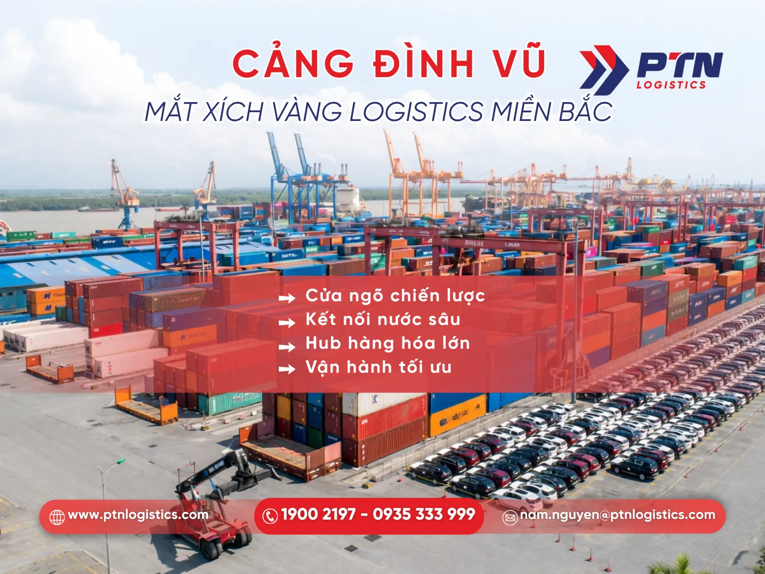 Vai trò quan trọng của cảng Đình Vũ