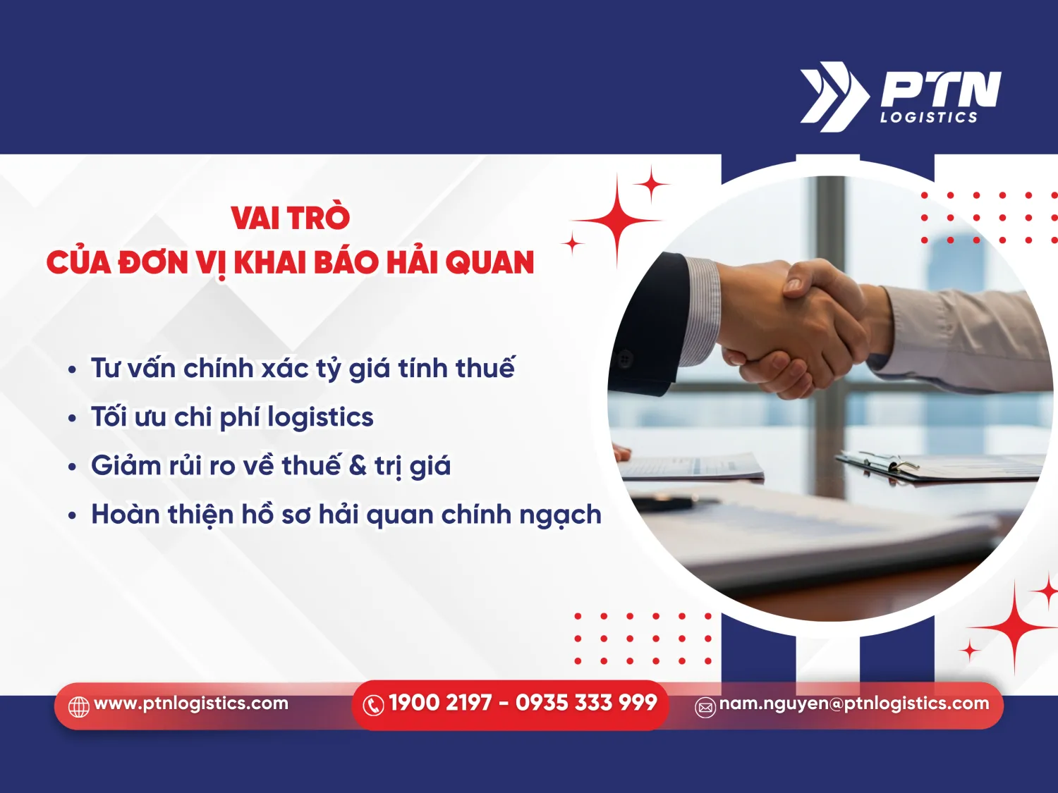 Vai trò quan trọng của đơn vị khai báo hải quan