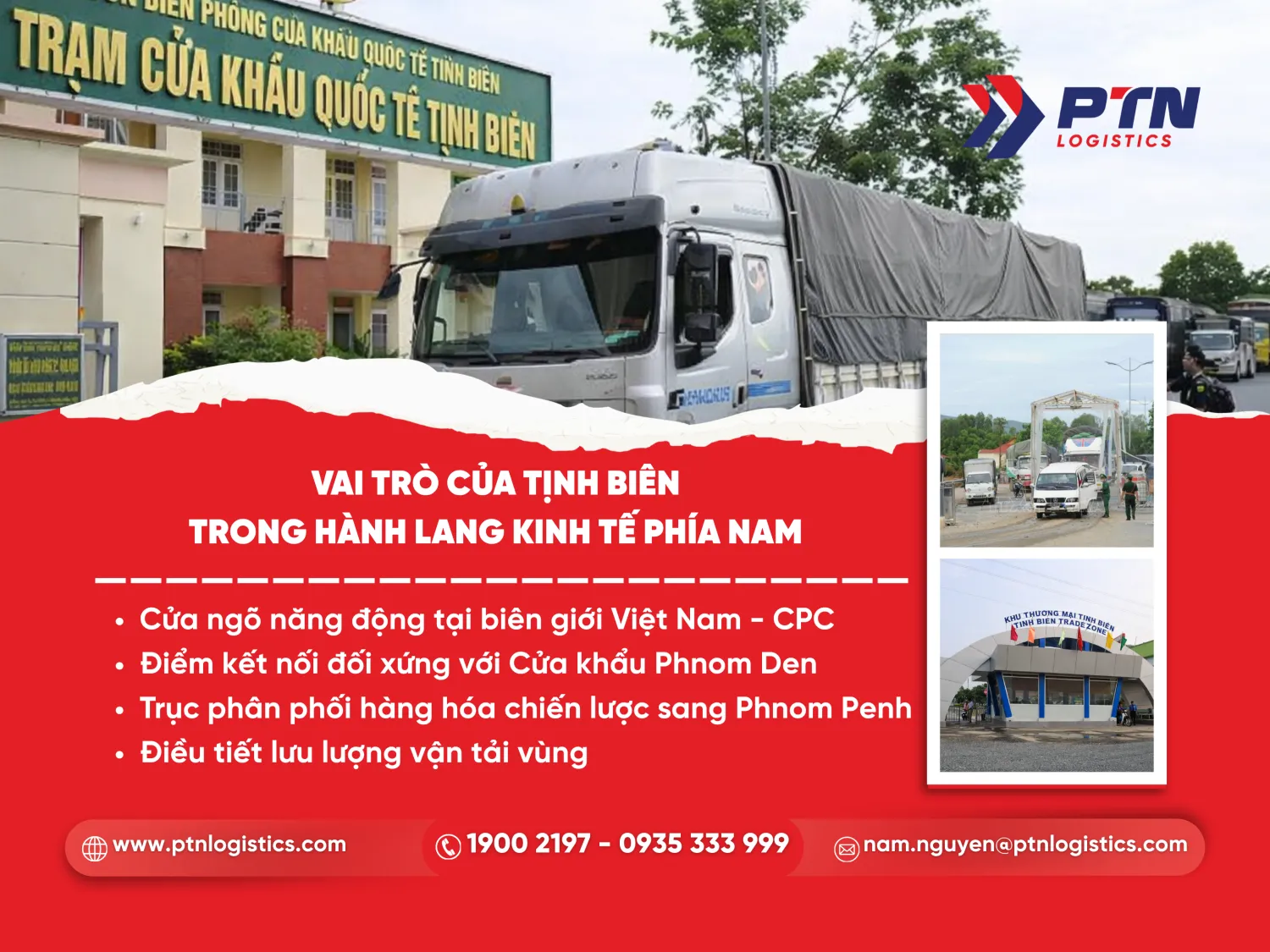 Vai trò quan trọng của Tịnh Biên trong hành lang kinh tế phía Nam
