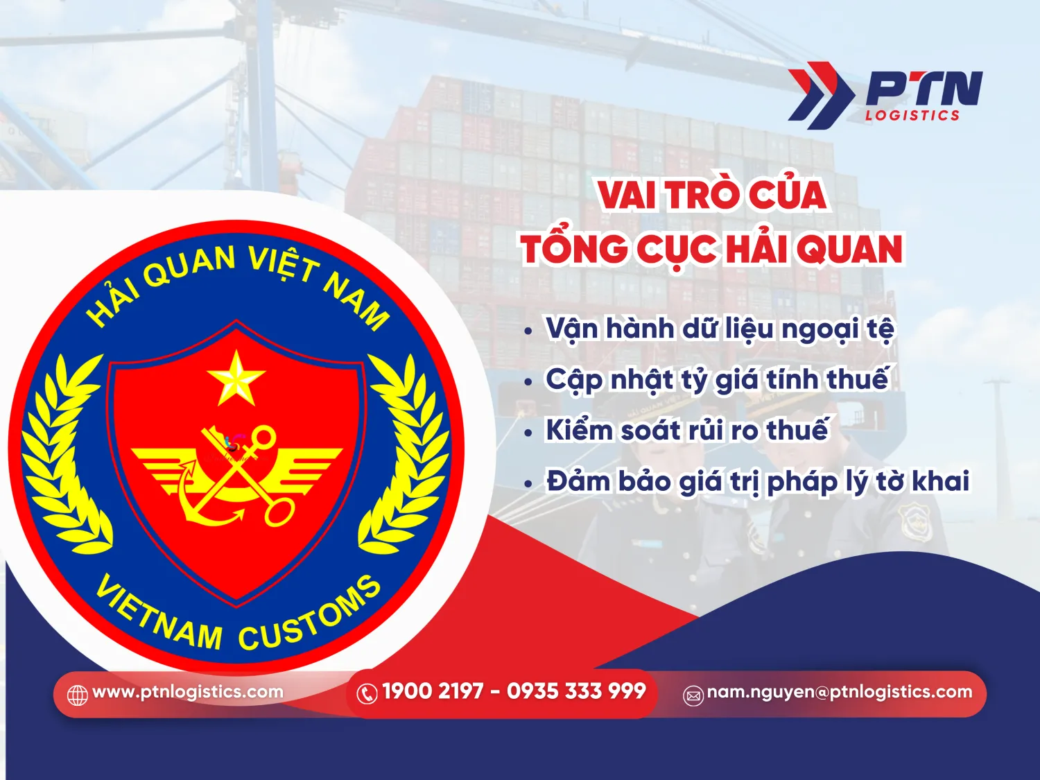 Vai trò quan trọng của Tổng cụ Hải Quan