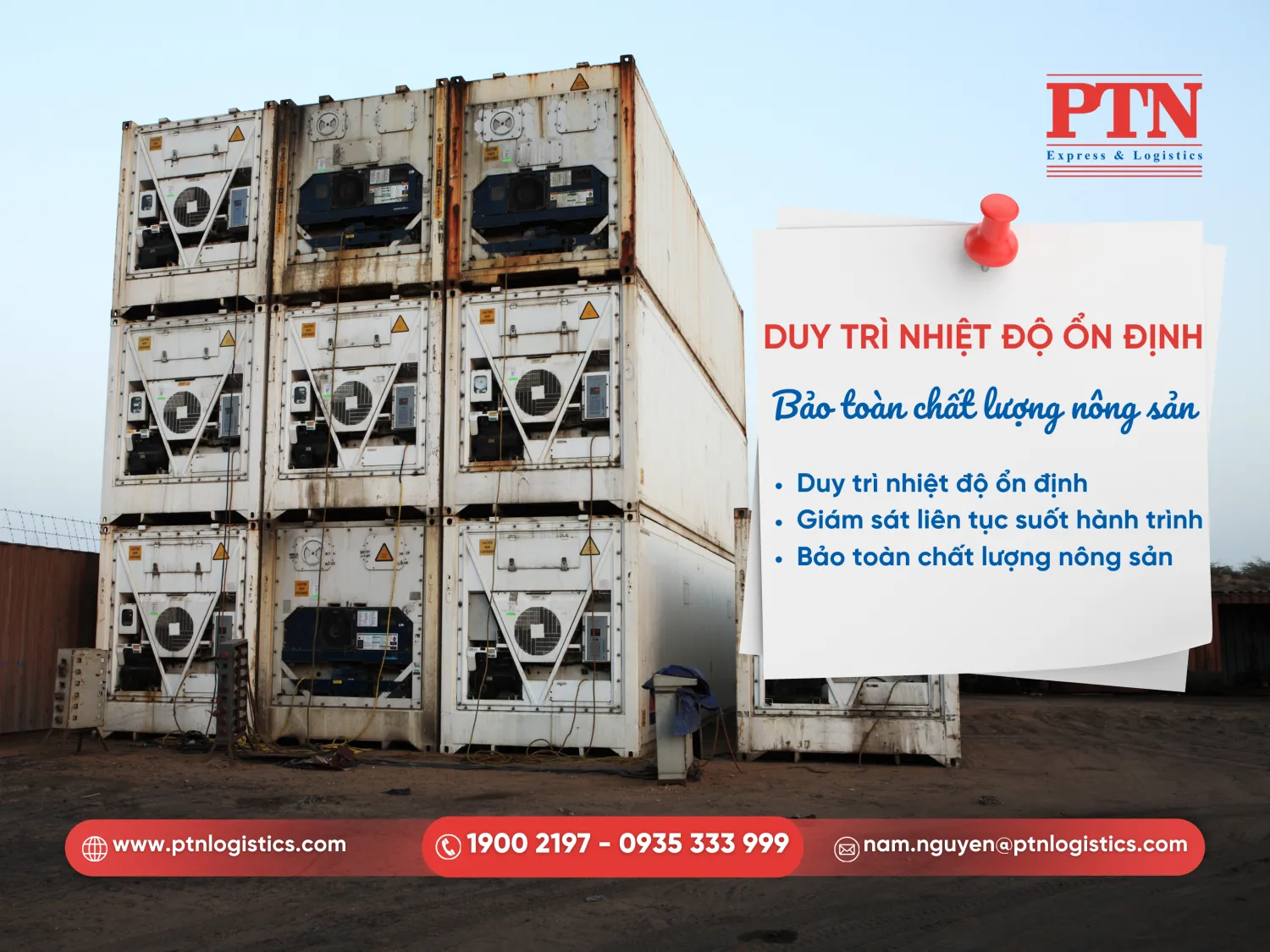 Vận chuyển bằng container lạnh