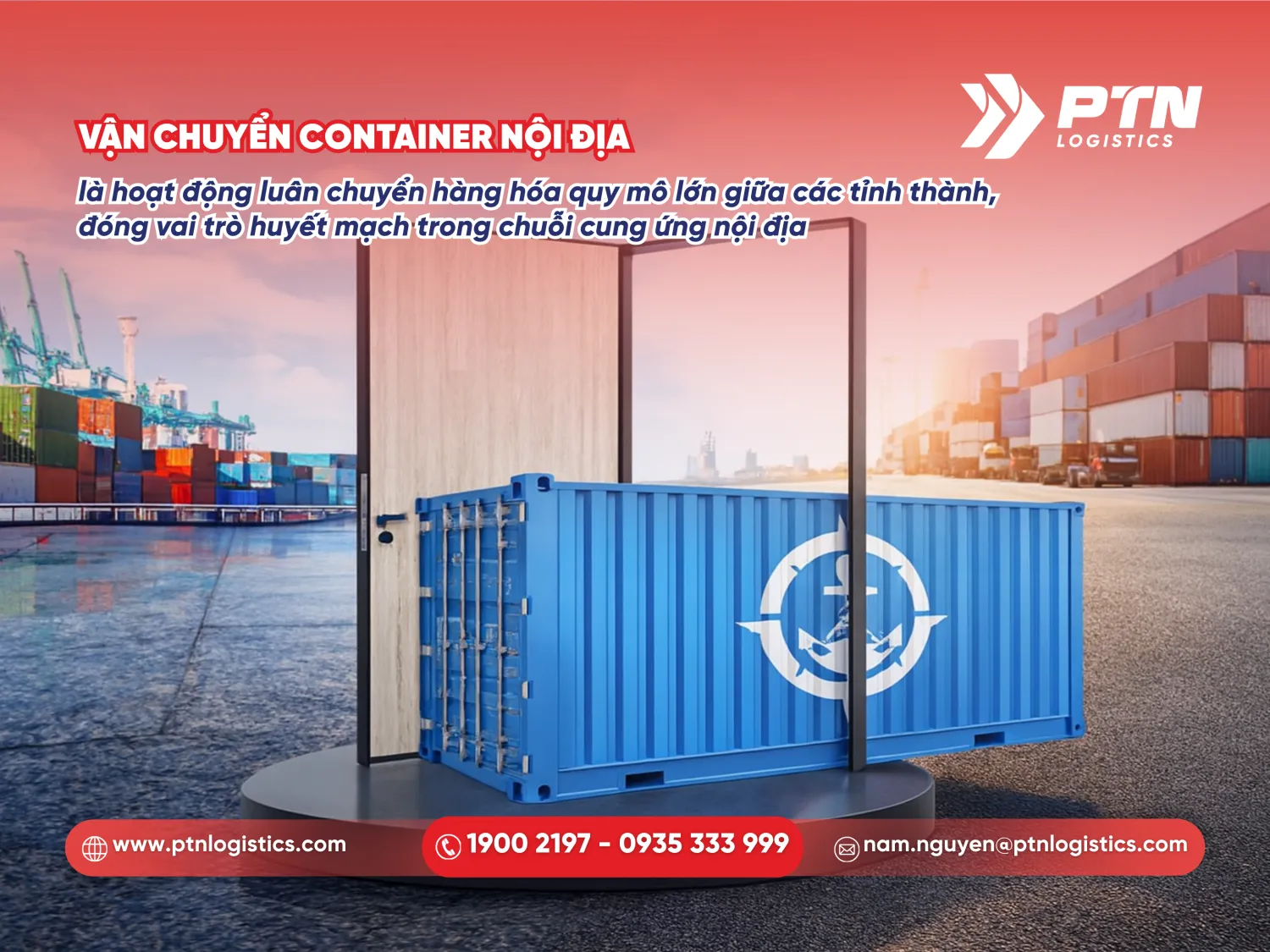 Vận chuyển cont nội địa là gì?