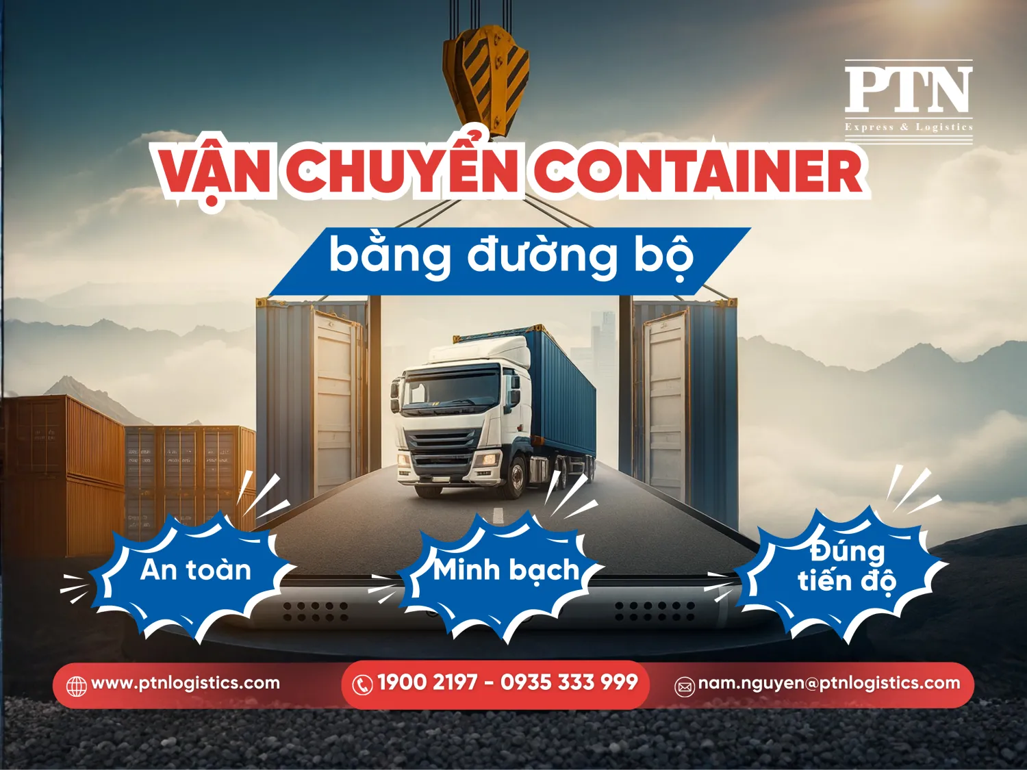 Vận chuyển container bằng đường bộ