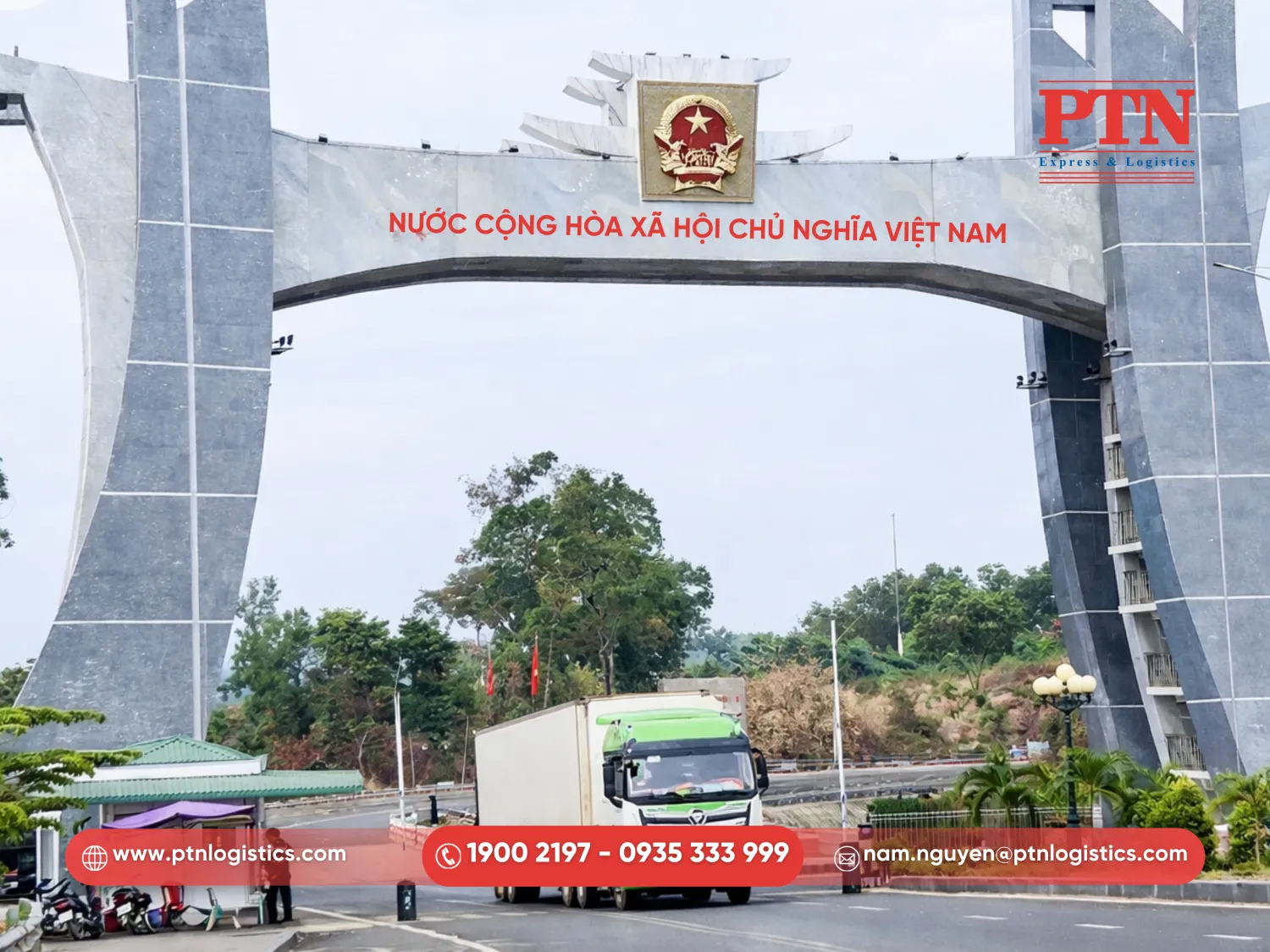 Vận chuyển đường bộ qua cửa khẩu