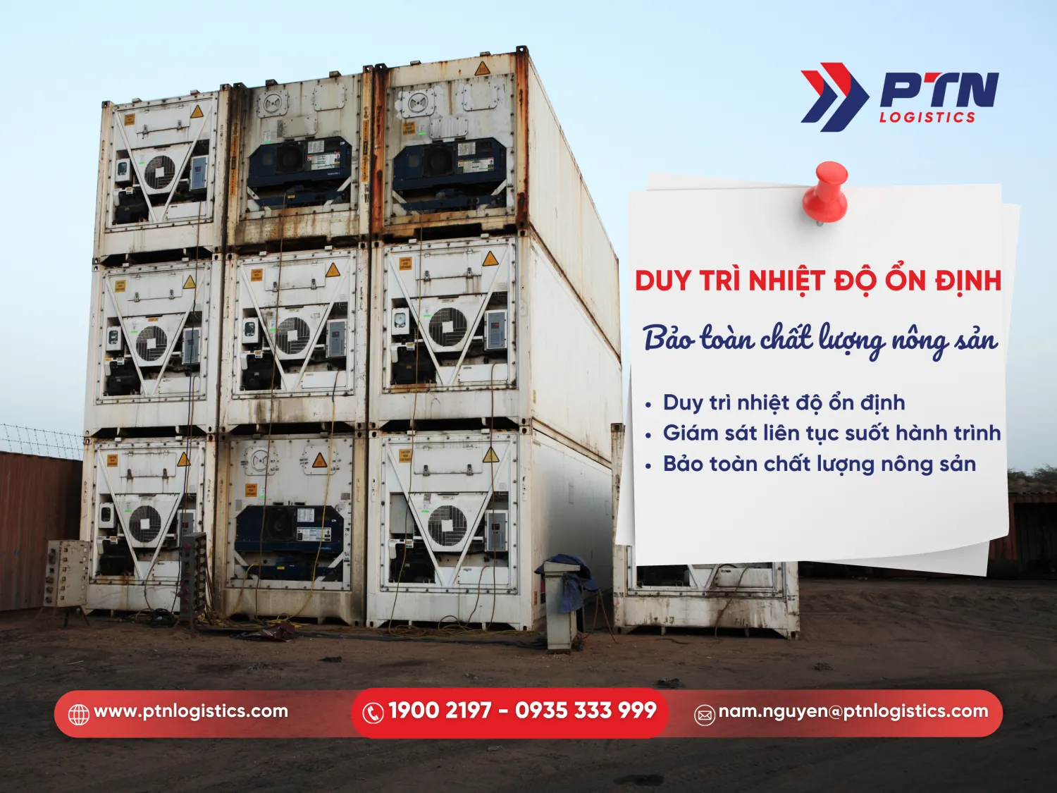 Vận chuyển hàng bằng container lạnh