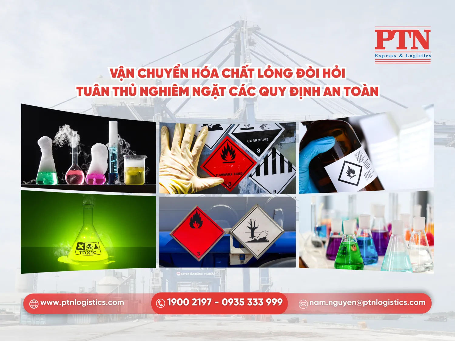 Vận chuyển hóa chất lỏng đòi hỏi tuân thủ nghiêm ngặt các quy định an toàn