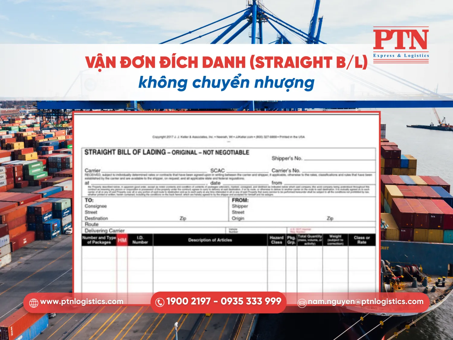 Vận đơn đích danh (Straight B/L)