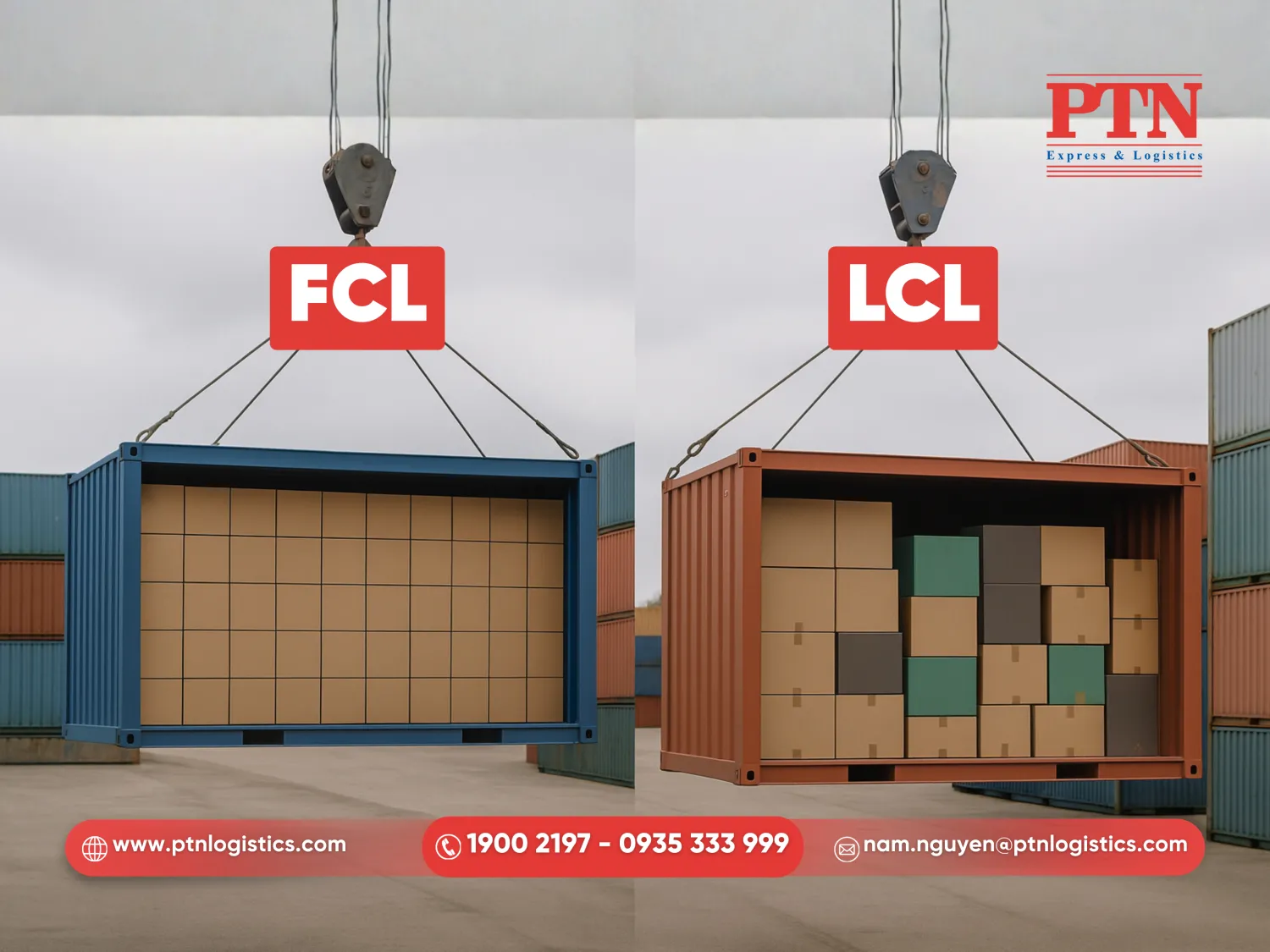 Viêc lựa chọn giữa LCL và FCL không chỉ là vấn đề kỹ thuật mà là chiến lược tối ưu đồng tiền