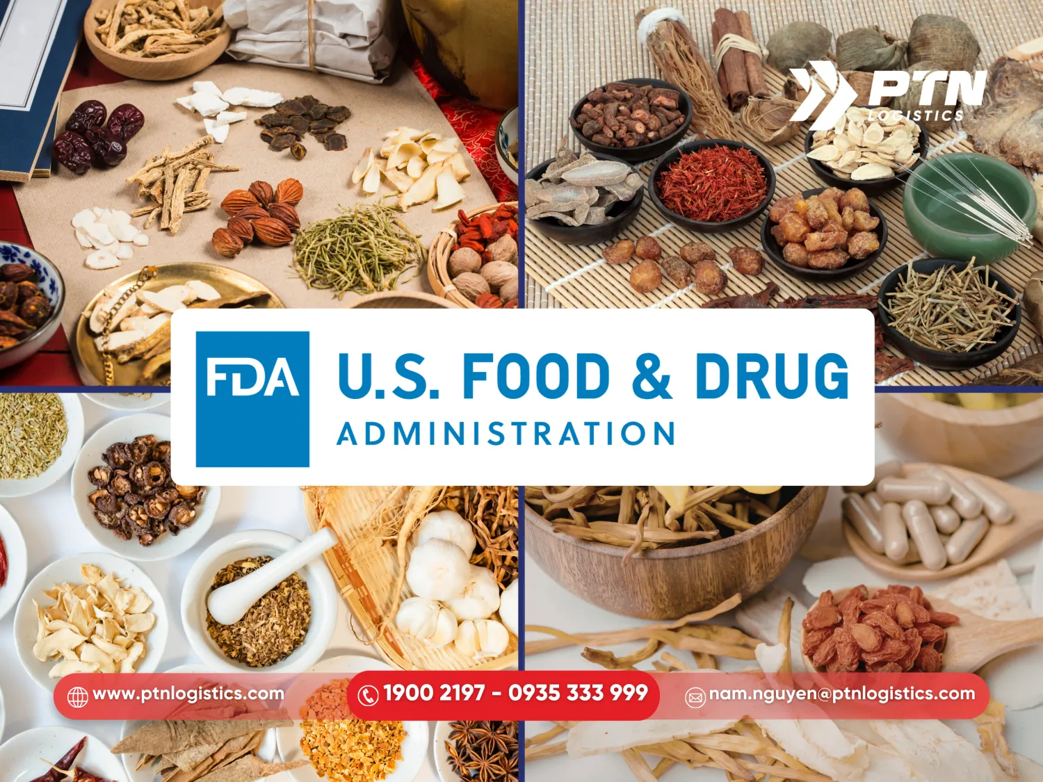Xử lý thủ tục FDA cho hàng thuốc bắc