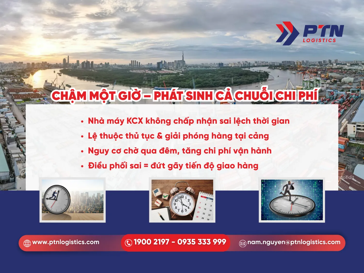 Yêu cầu khắt khe về thời gian của các nhà máy trong khu chế xuất