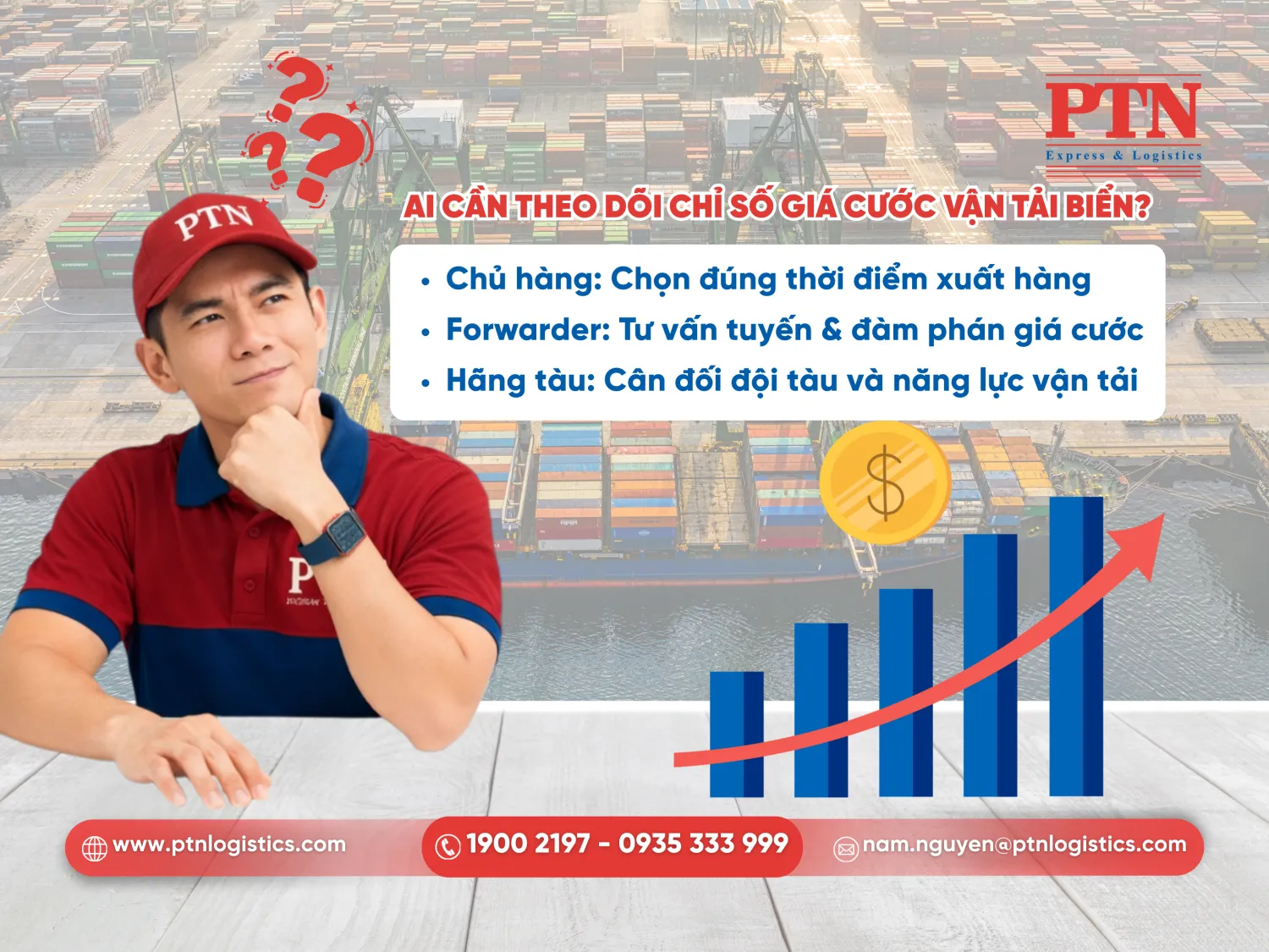 Ai là người cần theo dõi chỉ số giá cước vận tải biển