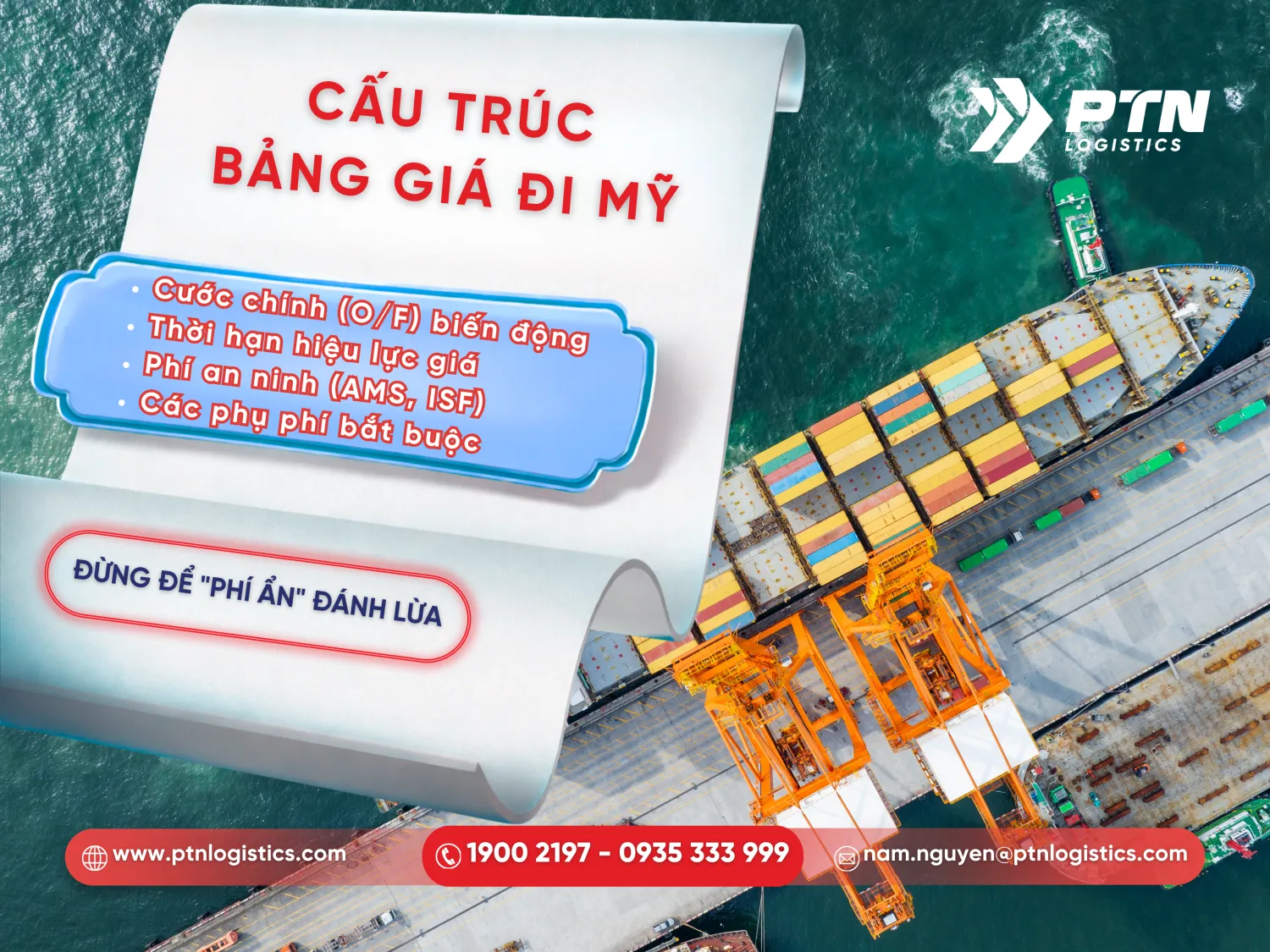 Bảng giá cước đi Mỹ bao gồm những gì