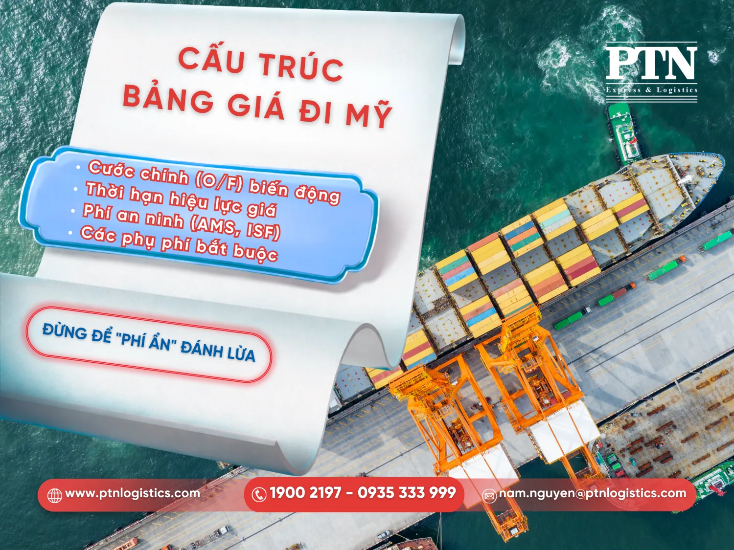 Bảng giá cước đi Mỹ gồm những gì?