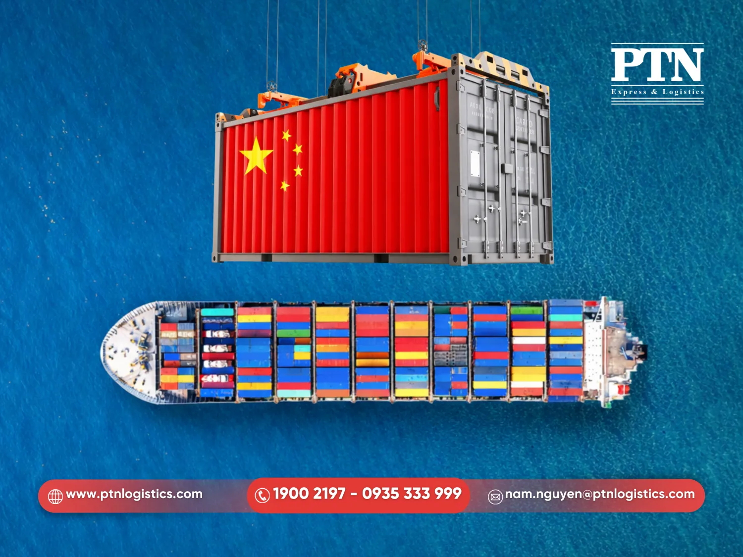Bảng tính chi phí vận chuyển 1 container từ Trung Quốc